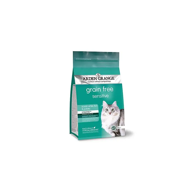Arden Grange Adult Dry Cat Food Sensitive, Fish, 2 Kg 2Kg