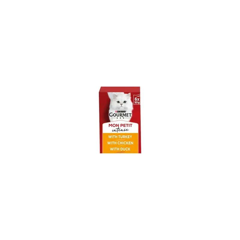 New Gourmet Mon Petit Cat Food Poultry 12X50g