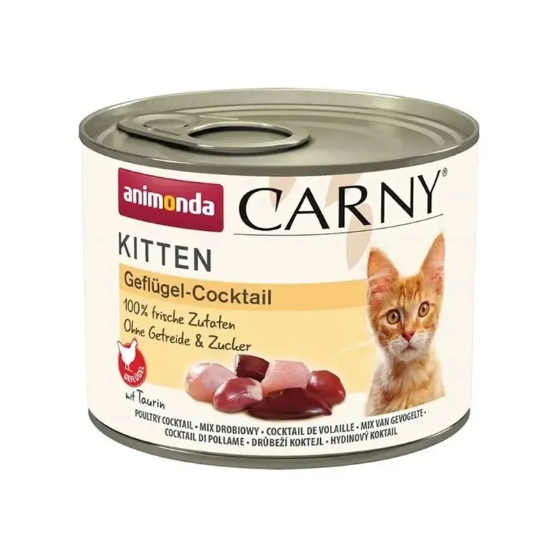 Animonda Carny Kitten Poultry Cocktail  - wet cat food - 200g @Melian