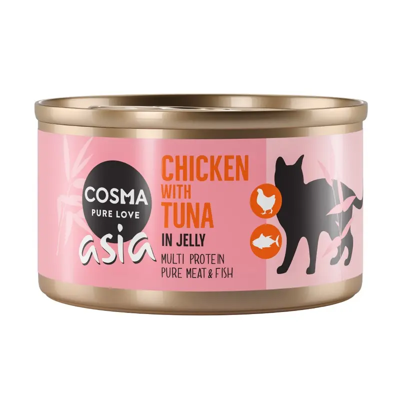 Cosma Asia In Jelly 6 X 85G - Chicken With Tuna