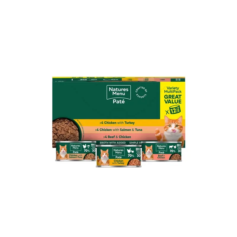 Natures Menu Especially For Cats Adult Cat Food Multipack - X 85G Grain Size 12