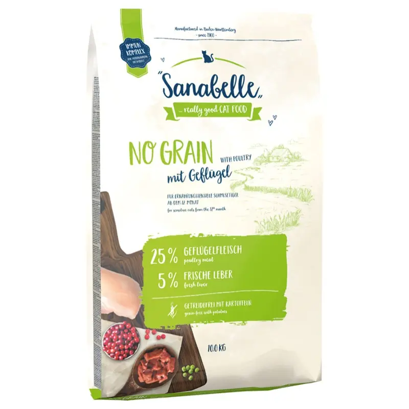 Sanabelle No Grain With Poultry - 10Kg