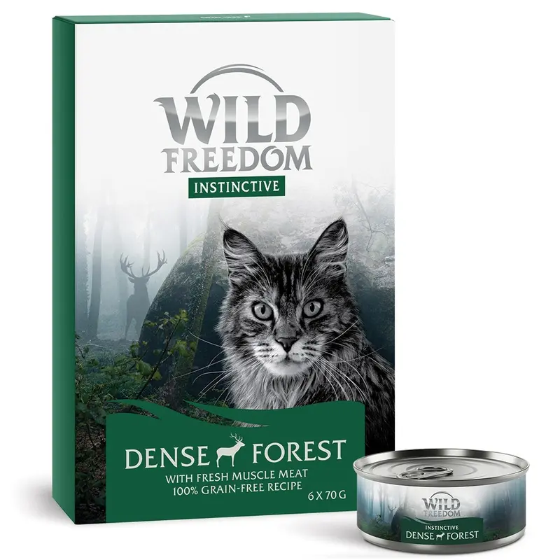 Wild Freedom Instinctive Adult 6 X 70G - Dense Forest - Venison