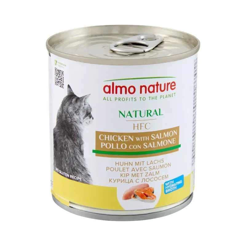 Almo Nature Hfc For Cats 6 X 280G - Chicken & Salmon