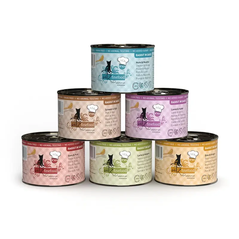Catz Finefood Ragout 6 X 190G - Mixed Pack (6 Varieties)