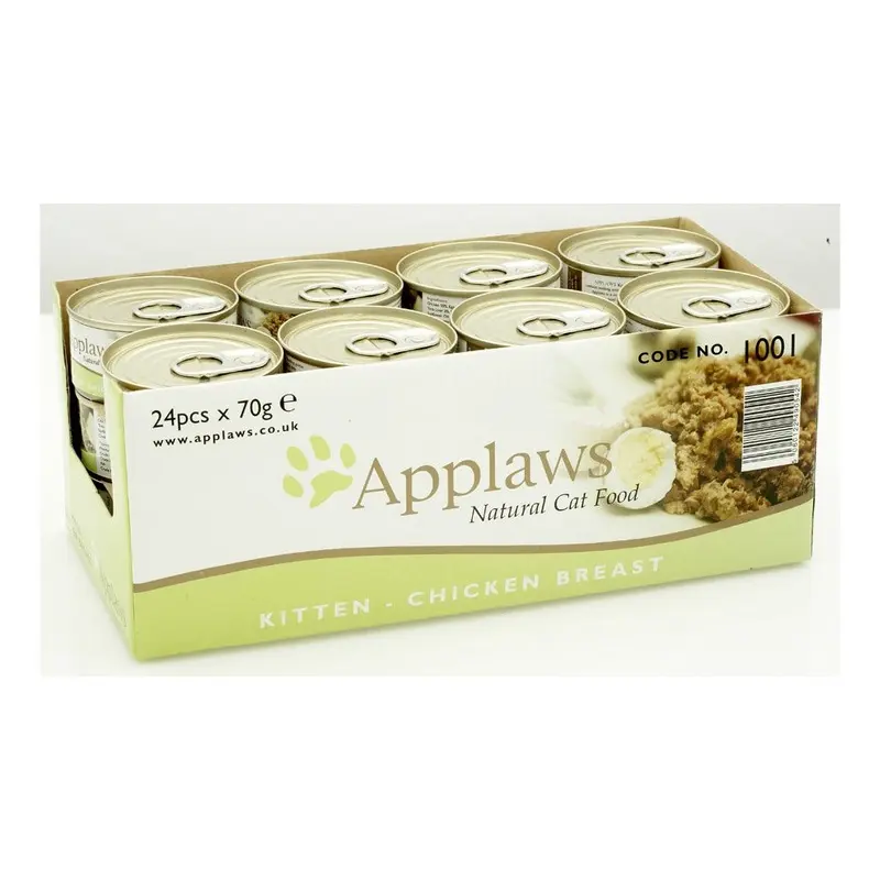New Applaws Cat Can Kitten Chicken (Pack Of 24) 1001Ce-A 70G