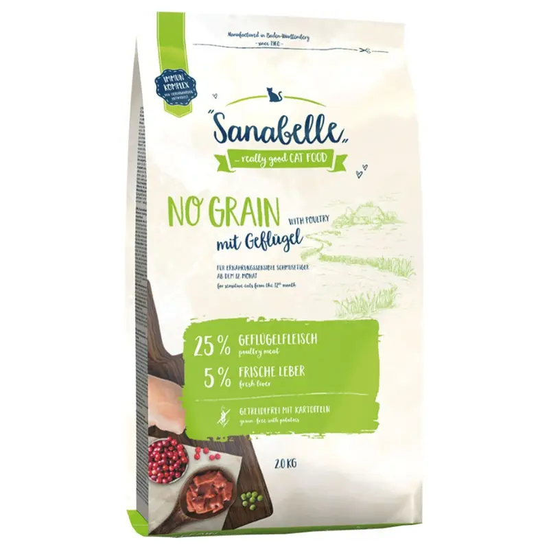 Sanabelle No Grain With Poultry - 2Kg