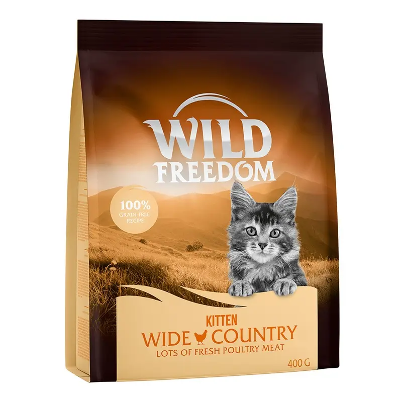 Wild Freedom 400G Dry Cat Food - 15% Off! * - Kitten Wide Country - Poultry (400G)