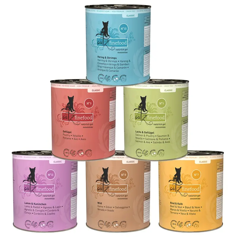 Catz Finefood Can Mixed Trial Pack 6 X 800G - Mixed Trial Pack