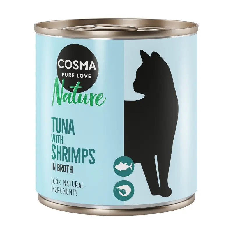 Cosma Nature 6 X 280G - Tuna With Shrimp