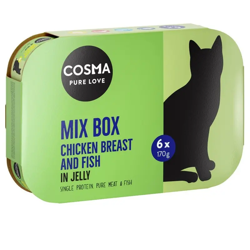 Cosma Original In Jelly 6 X 170G - Mixed Pack (4 Varieties)