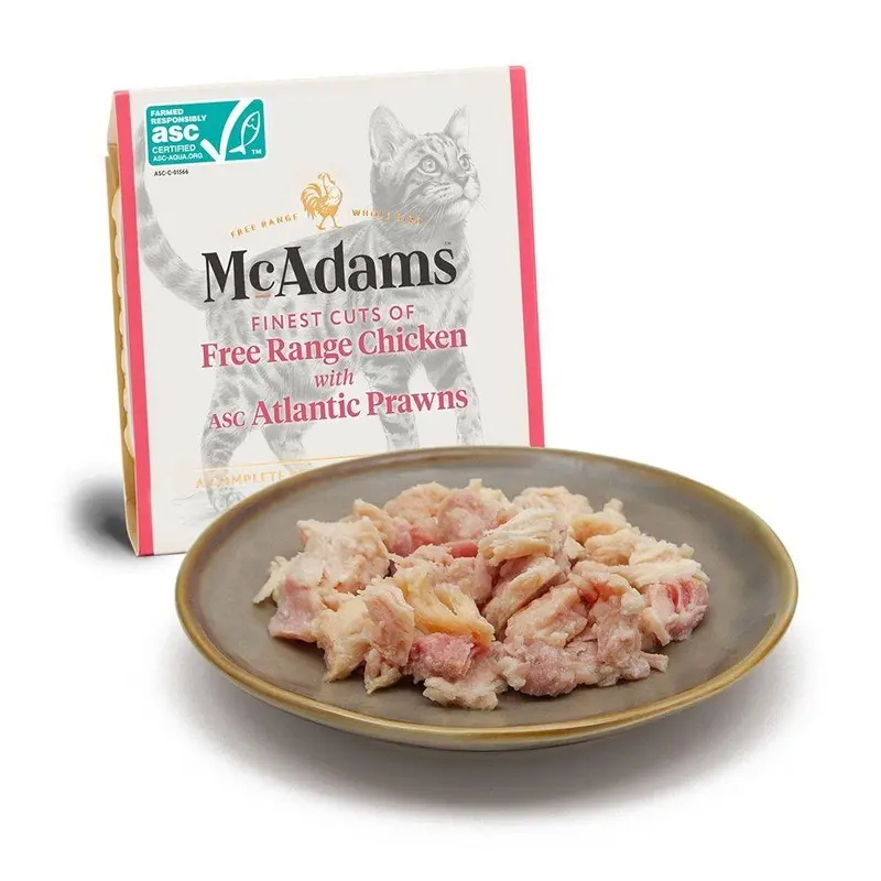 Mcadams Grain Cat Free Range Chicken With Atlantic Prawns | : 100G
