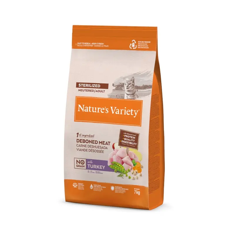 Natures Variety Natures Variety No Grain Sterilised Adult Turkey - 7Kg