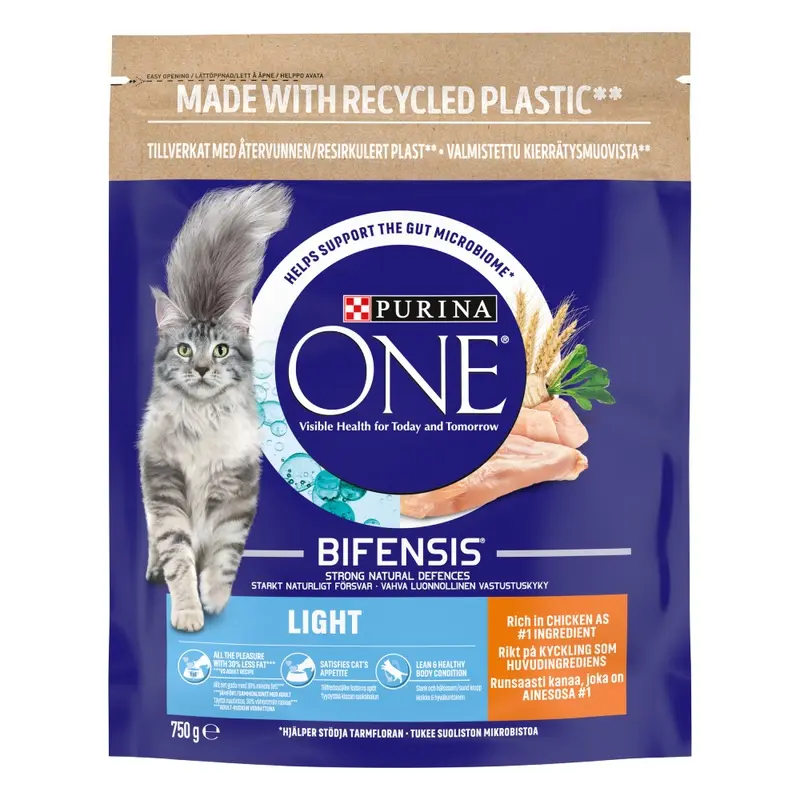 Purina One Light Chicken & Wheat Dry Cat Food - 2.8Kg
