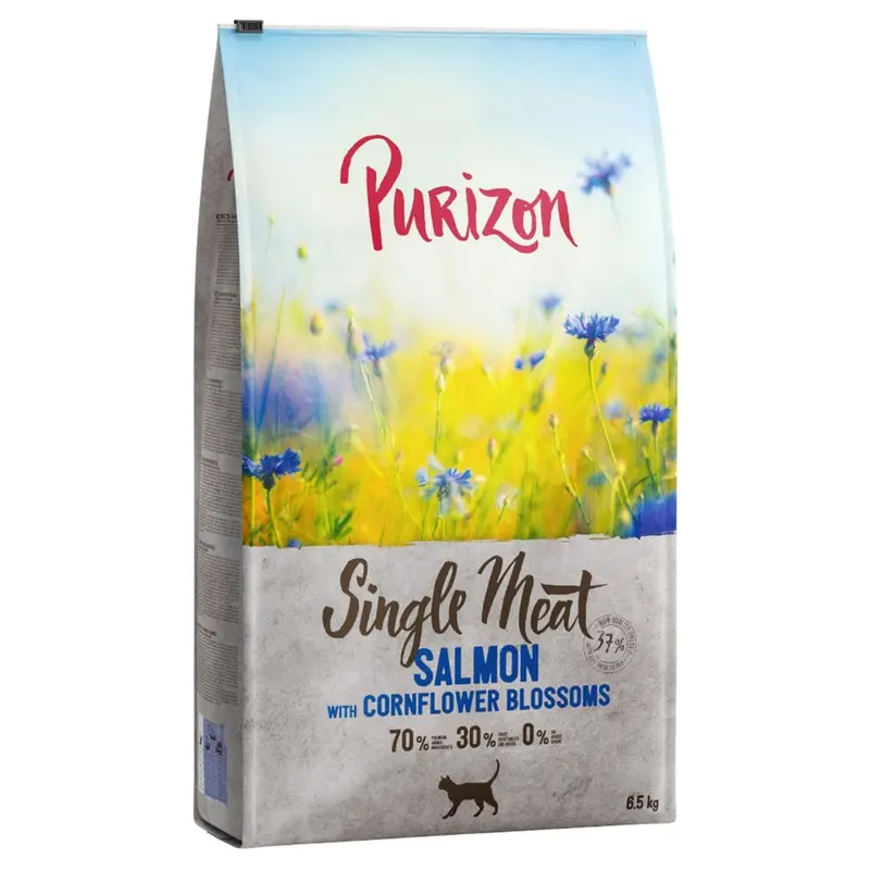 Purizon Single Meat Salmon With Cornflower Blossoms - 6.5Kg