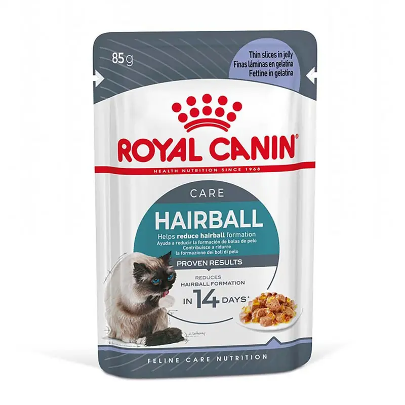 Royal Canin Care Nutrition Royal Canin Hairball Care In Jelly - 12 X 85G