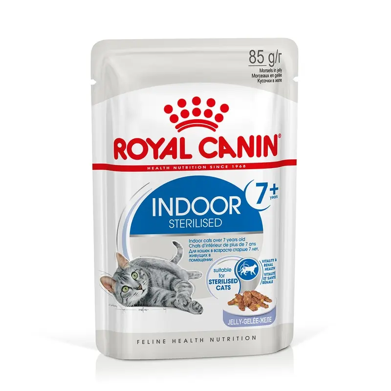 Royal Canin Indoor Sterilised 7+ In Jelly - 12 X 85G