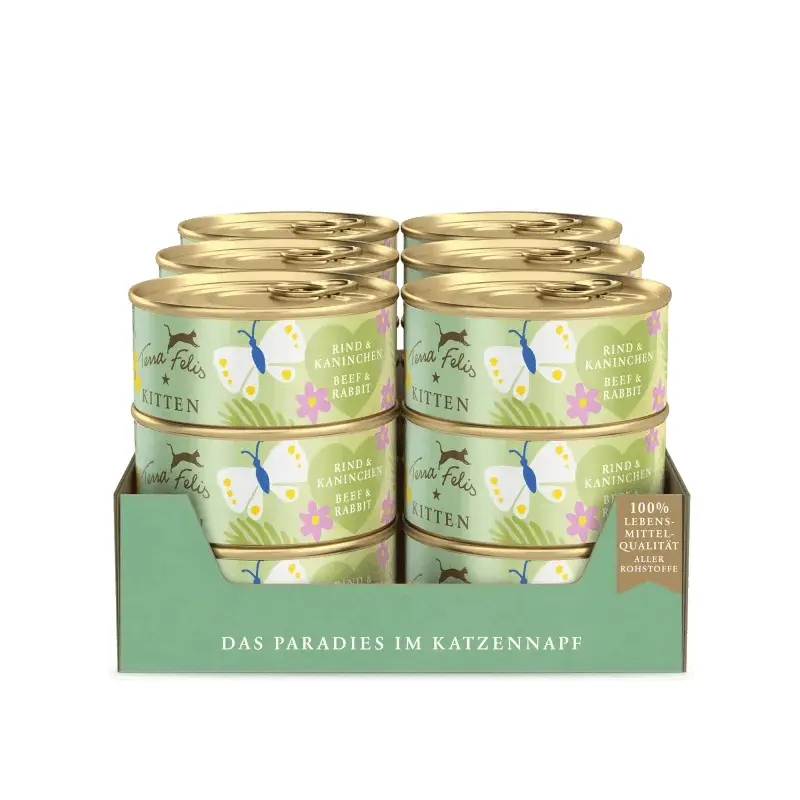 Terra Felis Grain Kitten Beef And Rabbit | : 18*70G 70G