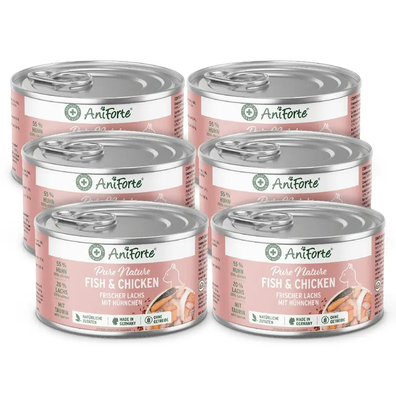 Aniforte Uk Salmon/Grain Aniforte Purenature Fish & Chicken - Wet Food For Cats