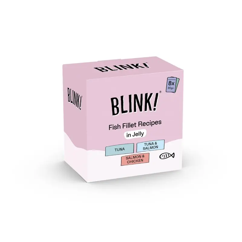 Blink! Fish Pouch Selection in Jelly 8 x 85 g