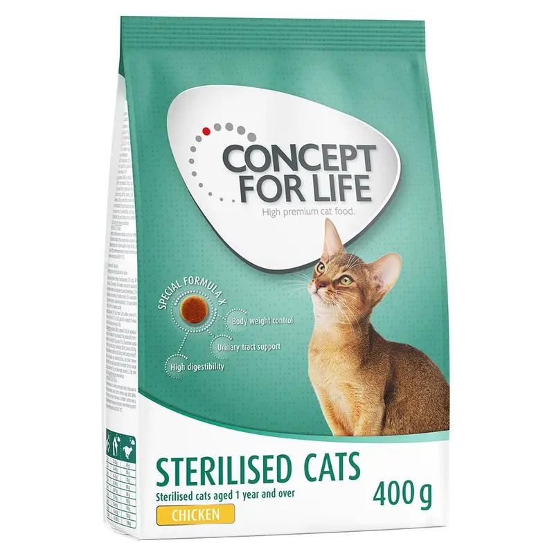 Concept For Life Sterilised Cats - Chicken - 400G