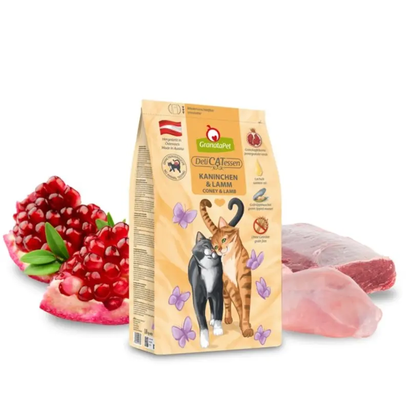 Granatapet Salmon/Green Cat Dry Food Delicatessen Coney & Lamb | : 300G
