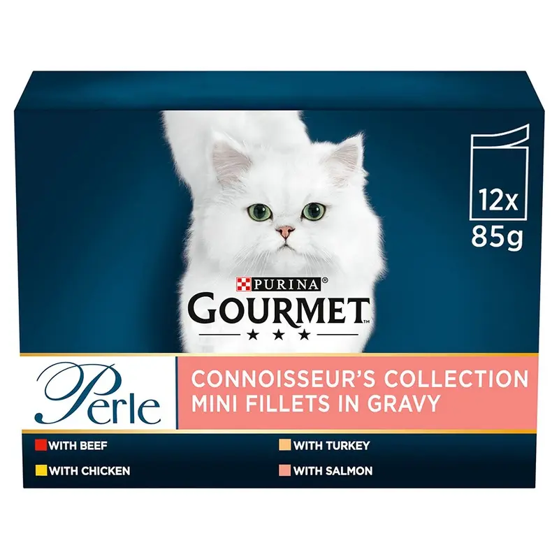 Gourmet Perle Connoisseurs Collection Gravy Wet Adult Cat Food 12 X 85G