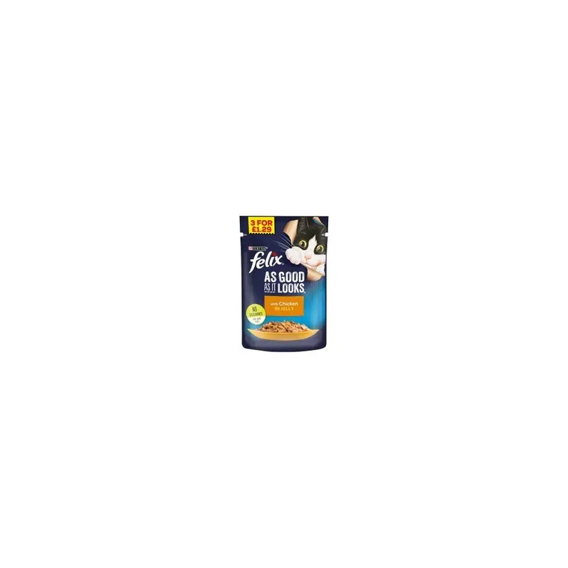New Felix As Good As It Looks With Chicken In Jelly (Pack Of 20) 100G