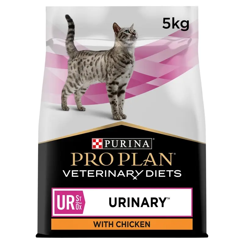 PRO PLAN VETERINARY DIETS UR Urinary Dry Cat Food Chicken 5kg (DAMAGE BAG)