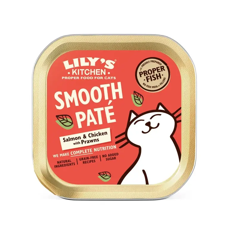 Lilys Kitchen And Chicken Smooth Pat Cat Food - X 85G Salmon Size 19