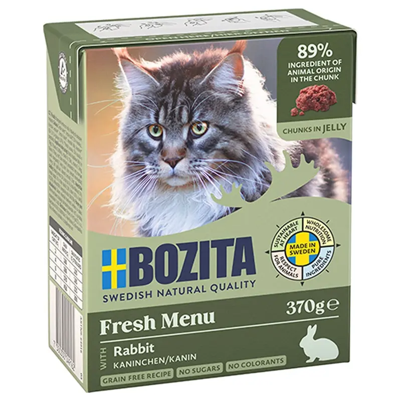 Bozita Tetra Chunks In Jelly 6 X 370G - Rabbit
