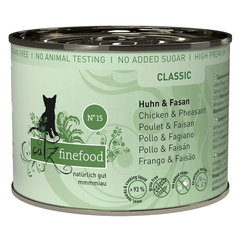 Catz Finefood Can 6 X 200G - Chicken & Pheasant