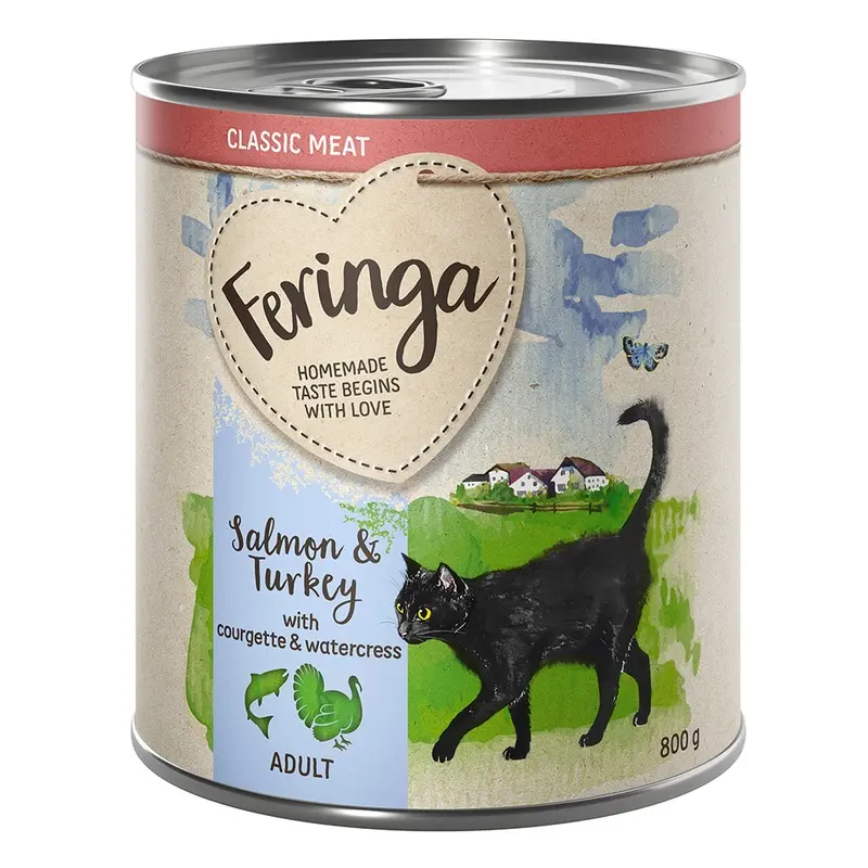 Feringa Classic Meat Menu 6 X 800G - Salmon & Turkey