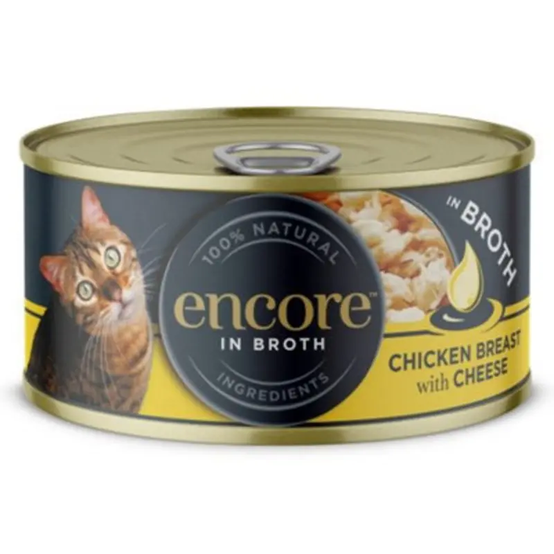 Encore Cat Tin Chicken & Cheese X 16 70G