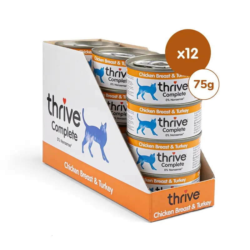 Thrive Chicken Breast And Turkey Complete Wet Cat Food Size 12