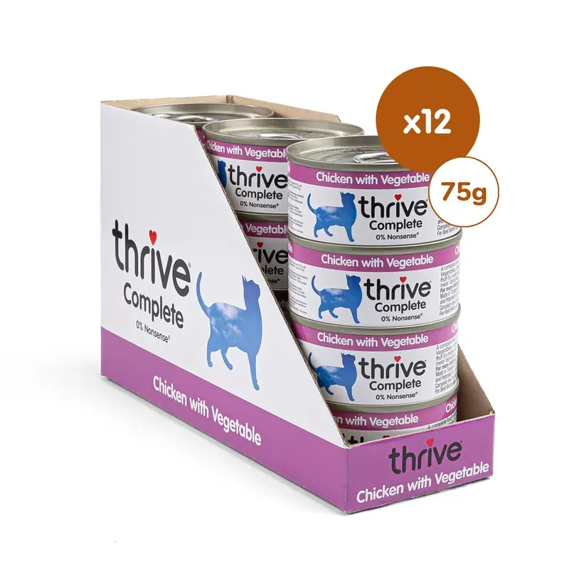 Thrive Chicken With Vegetable Complete Wet Cat Food Size 12