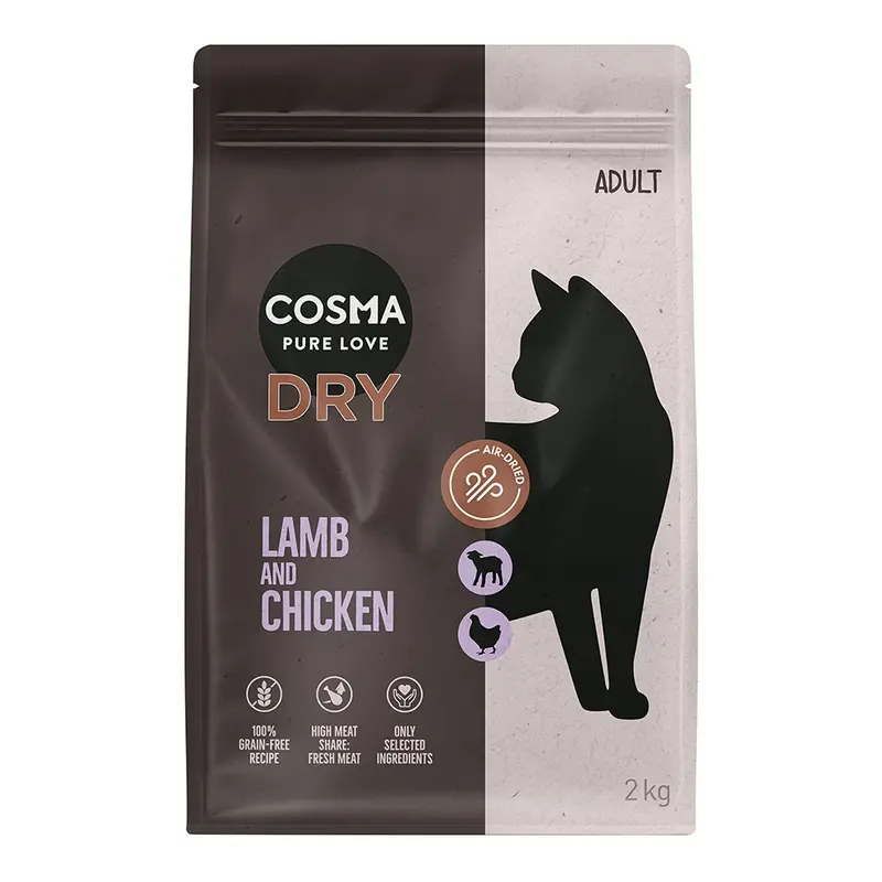 Cosma Lamb & Chicken Dry Food - 2Kg