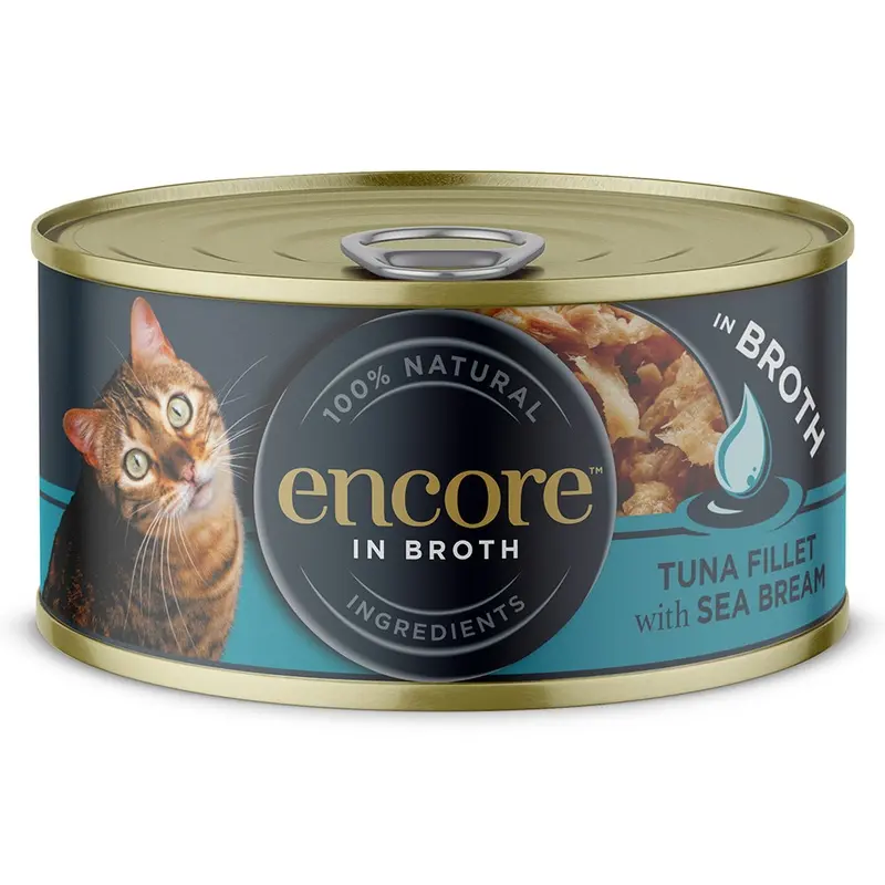 Encore Cat Tin 16 X 70G - Tuna With Seabream