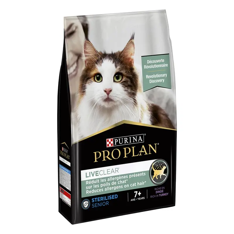 Pro Plan Purina Liveclear Sterilised Adult 7+ - Turkey - 2.8Kg