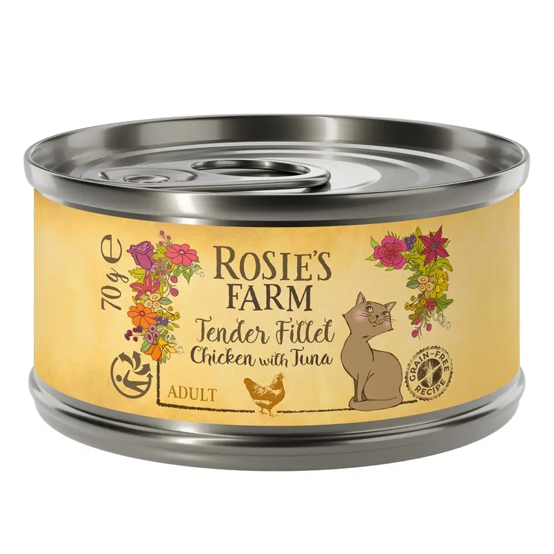 Rosies Farm Tender Fillet 12 X 70G - Chicken With Tuna