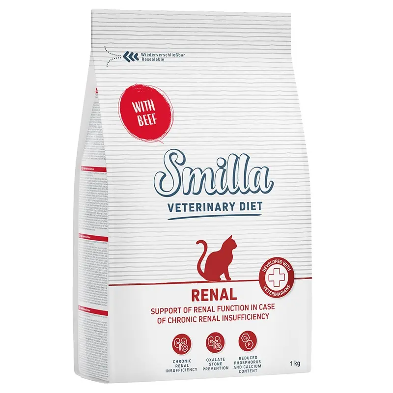 Smilla Veterinary Diet Renal Beef - 1Kg