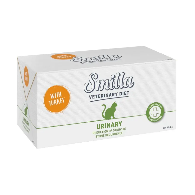 Smilla Veterinary Diet Urinary - With Turkey: 8 X 100G
