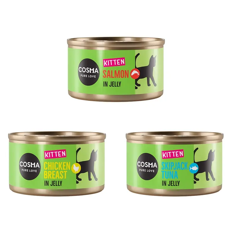 Cosma Original Kitten 6 X 85G - Mixed Pack (3 Varieties)