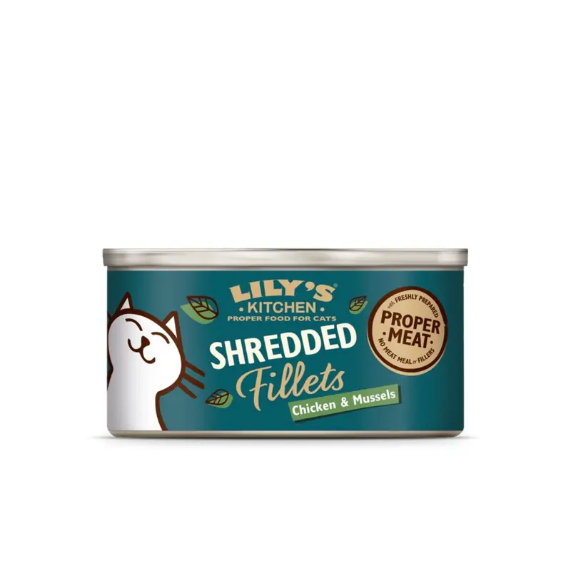 Lilys Kitchen Grain Cat Chicken With Mussel Shredded Fillets | : 85G