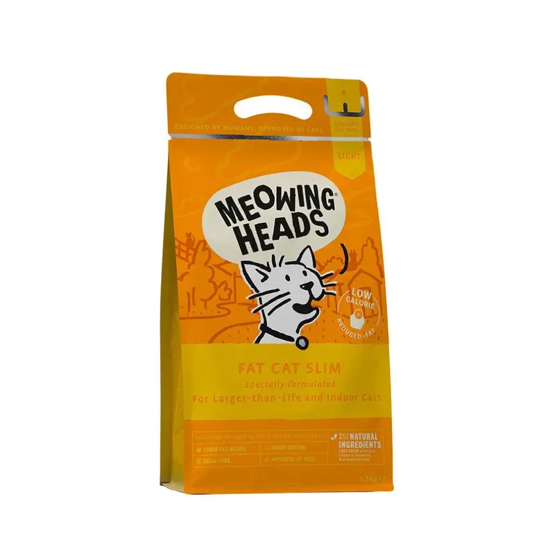 New Barking & Meowing Heads Meowing Heads Fat Cat Slim Grain Mlt1 1.5Kg