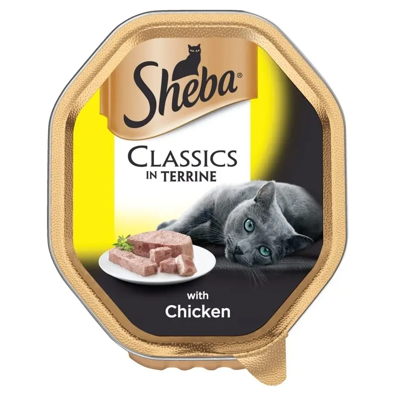 Sheba Classics Terrine With Chicken Cat Food Tray - : 85G