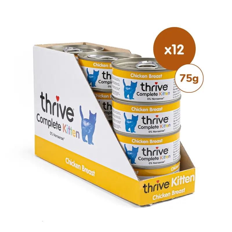 Thrive Grain Chicken Breast Complete Wet Kitten Food