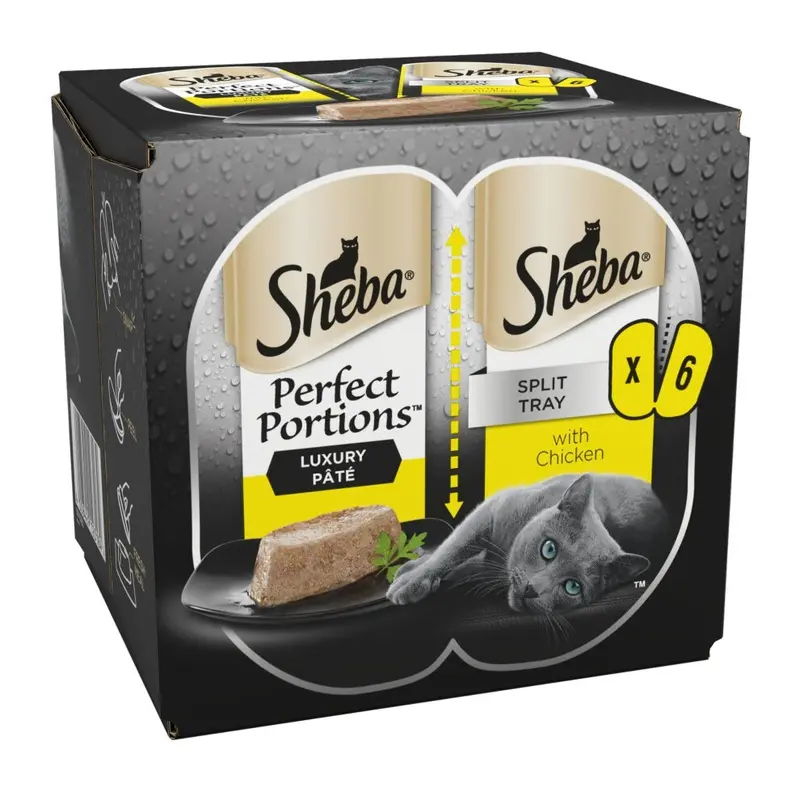 New Sheba Perfect Portions With Chicken In Loaf 3X(2X37.5g) 402653