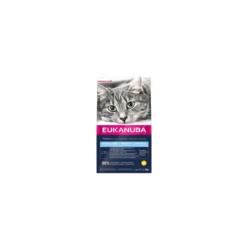 Eukanuba Sterilised/Weight Control Adult Dry Cat Food (1.5Kg) (Pack Of 4) 1.5Kg