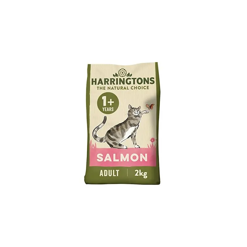 Harringtons Salmon Complete Dry Cat Food With Freshly Prepared - 4X2kg